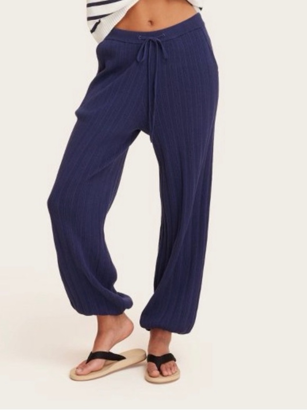 PARKE x Target - High Rise Sweater Balloon Pants - Navy